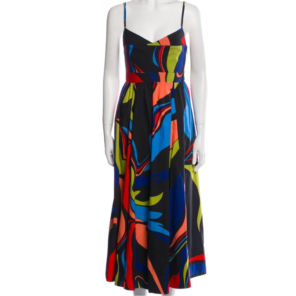 La Ligne Tracy Fit and Flare Maxi Dress